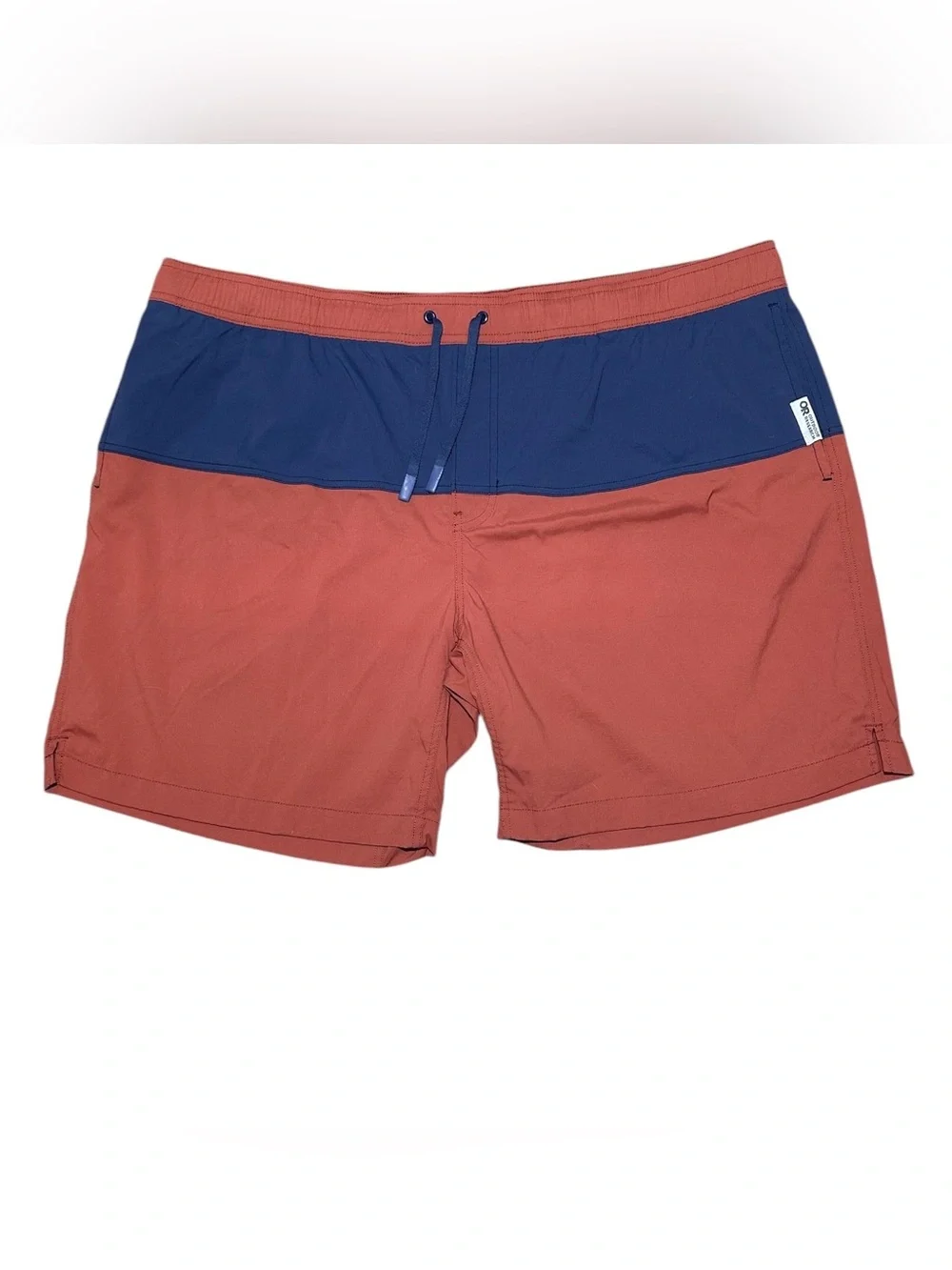 Outdoor Research Men's Zendo Multi Shorts Size XXL Burnt Orange/Navy